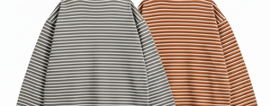 Pull tricoté pour homme à col rond, coupe classique, 200g, 95% coton, écologique, avec poche décorative brodée et rayures contrastées, collection automne - Product Image 6