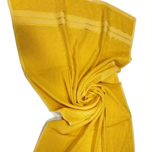 Serviettes de plage de golf imprimées de logo personnalisé serviettes de bain tissées en bambou 100% coton motifs jacquard brodés solides d'Inde - Product Image 1