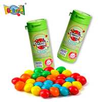 Groothandel Private Label Op Maat Gemaakte 30g Inner Sour Skittle-s Type Kauwgom Snoep Fruit Smaak Chinese Fabrikant Bulk Halal Snoepgoed