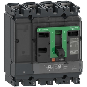Interruttore Automatico Schneider Electric ComPacT NSX100F Modello C10F6TM040 con Unità di Disarmo TMD 40A, 4 Poli, 3D per 36kA a 415VAC - Product Image 1