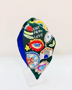 Unique <b>Beaded</b> <b>Headband</b> Handmade For Women Girls Fashion Hair Accessories Stylish Colorful Lightweight Comfortable From India - Product Image 3