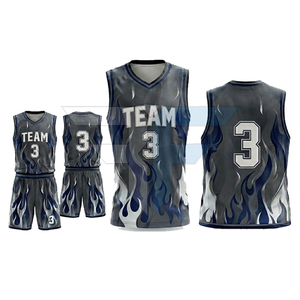 Uniforme de basket-ball respirant à manches courtes au meilleur prix avec accessoires, 100% polyester, design professionnel personnalisable - Product Image 2