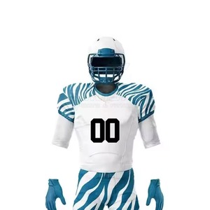 Personnaliser Vêtements de sport unisexe grande taille Haute qualité Uniforme de football américain pour adultes Réversible Respirant 100% polyester Original - Product Image 4