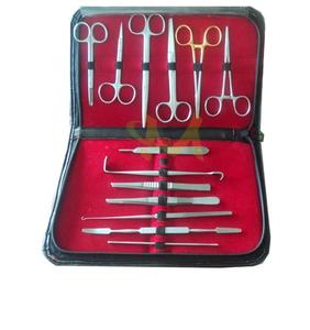 Kit d'instruments de chirurgie mineure avec emballage en cuir Ensemble de chirurgie mineure avec étui complet - Product Image 2