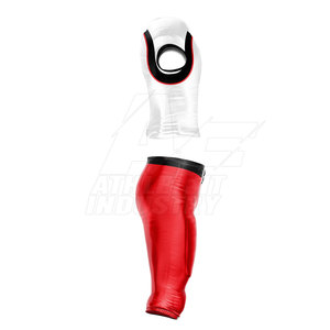 Uniforme de Fútbol Americano Personalizable de Talla Grande para Adultos, Transpirable, 100% Poliéster, con Letras en la Parte Delantera, de Alta Calidad para Equipos, MOQ Bajo - Product Image 3
