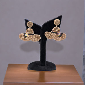 2024 Customized Size Vacation Dangle Earrings Beaded <b>Floppy</b> <b>Hat</b> Cap Shapes Decorative Beach Party Wearable Beads Earrings - Product Image 2