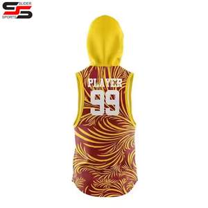Pedido urgente Nombre del equipo personalizado Poliéster Spandex Sublimación Fútbol americano 7v7 Uniformes - Product Image 3