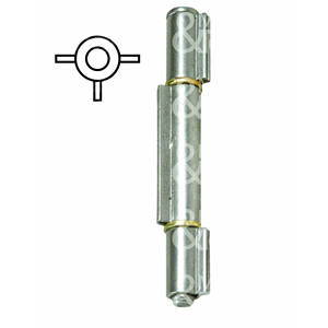 BISAGRA DE 3 ALAS con pasador de acero pulido y arandela de acero galvanizado - Product Image 1