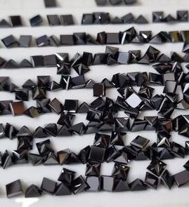 10 quilates negro princesa corte moissanita diamante facetado diamante al por mayor moissanita - Product Image 4