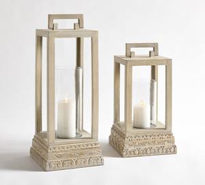 Farol Moderno de Madera de Mango para Cumpleaños, Día de San Valentín, Navidad y Pascua - Decoración Artesanal - Product Image 4