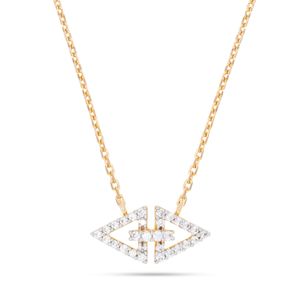 Pendentif rond en diamant mini triangle de créateur pour elle - Product Image 3