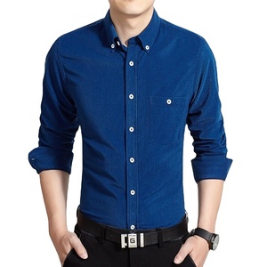 Chemise de bureau pour hommes, Style exclusif, Design décontracté, Logo personnalisé, prix haut de gamme, vente en gros, OEM, destiné à l'exportation - Product Image 3