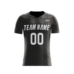 Camiseta de Fútbol Clásica Ligera de Secado Rápido y Transpirable, Diseño de Logotipo Personalizado, Cuello en V, Manga Corta, Unisex, para Adultos - Product Image 4