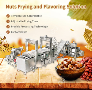 Machine à friture électrique, petite ligne de fabrication de noix de cajou et macadasia, graines de tournesol, noix moulue - Product Image 6
