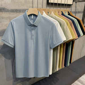 เสื้อยืดสำหรับเล่นกอล์ฟเนื้อแข็งพิมพ์ลายโลโก้100% โพลีเอสเตอร์สแปนเด็กซ์สำหรับผู้ชายและผู้หญิง - Product Image 4