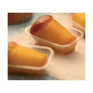 ถาดบาบ้าโปร่งใสขนาดใหญ่400ชิ้นถาดอาหารแฮนด์เมดเป็นมิตรต่อสิ่งแวดล้อม10X4.5ซม. ยั่งยืนพร้อมโลโก้สลักสำหรับใช้ในบ้าน - Product Image 2