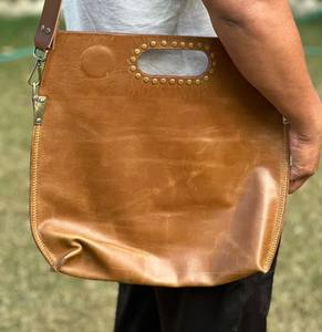 Sacs à main en cuir de vachette à la cire Sacs seau Design tendance Sacs de luxe pour femmes Sacs en cuir véritable pour femmes - Product Image 3