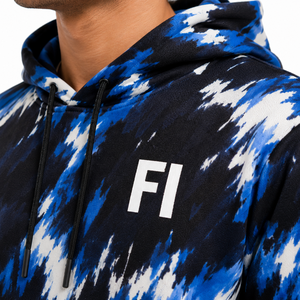 Ensemble de survêtement camouflage à capuche pour hommes, coupe oversize, imprimé par sublimation, en molleton de coton, avec pantalon de jogging, vente en gros, ODM OEM - Product Image 5