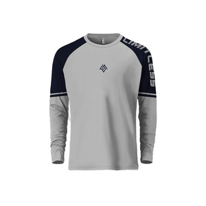 Camiseta de Manga Larga Vintage para Hombre, 100% Algodón, Impresión Personalizada, Transpirable, Antiarrugas, Secado Rápido, Tejido Jersey de 180g - Product Image 6