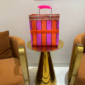 ถุงช้อปปิ้งผ้าไนลอนโพลีโพรพิลีนแบบใช้ซ้ำได้เป็นมิตรกับสิ่งแวดล้อมถุงช้อปปิ้งผ้าทอพิมพ์ออฟเซตมีซิปด้านบนดีไซน์ตามสั่ง-อินเดียจำนวนมาก - Product Image 1