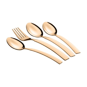 Factory Wholesale Silver Mirror Polished Stainless Steel <b>Flatware</b> With Floral Resin Handle Cutlery Set for Hotel & Home Use - Product Image 2