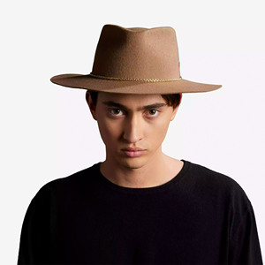 Premium Wool <b>Hat</b> High-Quality Spiders Fedora <b>Hat</b> with Chinstrap Chain - Crafted in Italy From 100% Wool - Perfect for Special Occasions - Product Image 5