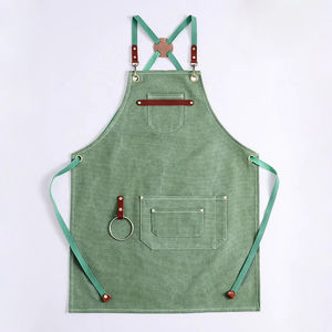 Factory Wholesale <b>Apron</b> Thickened Polyester Cotton Canvas <b>Apron</b> New Household Kitchen <b>Apron</b> - Product Image 2