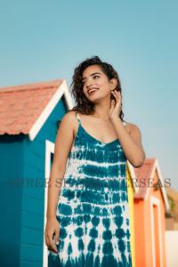 2024 Ultimate Ibiza look Summer Beach Wear Nouveau Designer Tie Dye Maxi Dress - Product Image 3