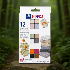 STAEDTLER para Fimo Effect Boho Colours, Paquete de 12 Arcillas para Manualidades - Product Image 3