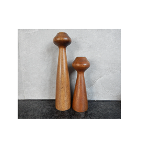 Bougeoir en bois naturel poli Accessoires de cadeau d'affaires Bougeoir en bois écologique - Product Image 3