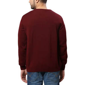 Pulls en tricot décontractés pour hommes - 100% polyester respirant, couleur et logo personnalisés, commandes en gros - Product Image 2