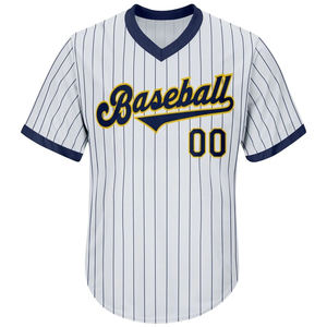 Sublimation personnalisée Baseball Jersey Tee Shirts Personnalisé Col V Brodé Cousu Vêtements de Sport pour les Équipes de Softball - Product Image 3