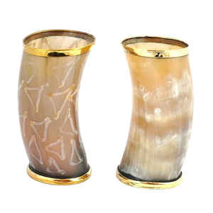 Verre corne de buffle meilleure vente corne de buffle et corne de boeuf chope corne verre en gros verre corne de buffle/boeuf - Product Image 6