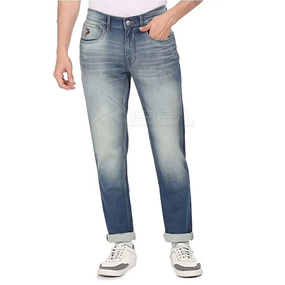 New Straight Slim Fit Comfortable Men's Jeans Casual Wear Lightweight Jean Pants For Men's