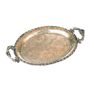 Bandeja para Servir Alimentos de Gran Tamaño, de la Mejor Calidad, con Diseño Moderno, Asas de Latón, Ideal para Servir Comida Rápida - Product Image 6