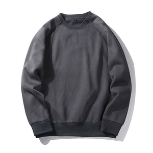 Jersey de algodón de alta calidad para hombre, sudadera con estampado Digital de invierno, patrón sólido, logotipo personalizado, Material de poliéster/algodón - Product Image 1