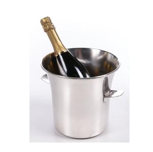 Support de seau à glace en acier inoxydable fabriqué à la main refroidisseur de vin de bar en métal conçu sur mesure pour les mariages nouveau fournisseur de style - Product Image 3