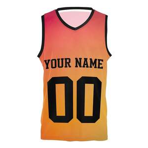 Maillots de basket personnalisés Split maillot de qualité supérieure basket-ball durcir la plaine sublimé blanc maillot de basket-ball - Product Image 4