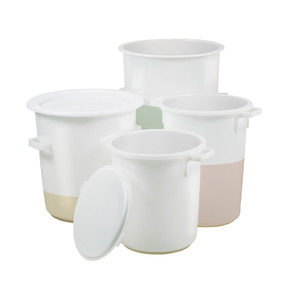 ที่จับตามหลักสรีรศาสตร์ ถังทรงกลม ใช้งานง่าย กล่องเก็บของและภาชนะโดย Burkle GmbH - Product Image 1