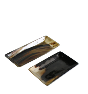 Plateau de service en corne de buffle moderne et élégant tendance, fait à la main, décoratif pour la maison, la cuisine, la salle à manger, la table basse, plateau de mariage - Product Image 4