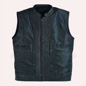 Chalecos de Cuero Casuales de Invierno 2025, Transpirables, Personalizados, de Buena Calidad, con Botones, Ropa Exterior Sólida - Product Image 2