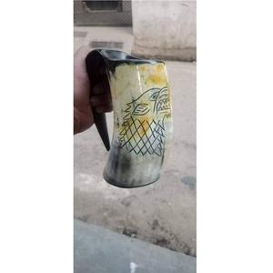 Ox Viking Buffalo Horn <b>Mug</b> Grog Ale Mead Water Beer Lager <b>Mug</b> Vintage Stein OX Ancient Pagan and Norse Drinking Traditional <b>Mugs</b> - Product Image 2