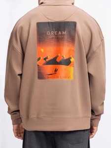 Sweat à capuche surdimensionné à la mode pour hommes Makers Modern Street Fashion 100% Cotton Winter Digital Printing Lightweight Design - Product Image 6