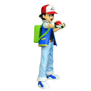 Figurine d'action Anime Pokémon Sacha personnalisée en plastique pour garçons et filles, objet de collection, décoration, cadeau inspiré du Japon - Product Image 4