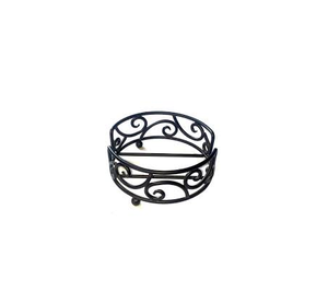 Support de sous-verre en métal de couleur argent naturel pour articles de cuisine tapis et coussins emballage personnalisé fabriqué en inde - Product Image 2