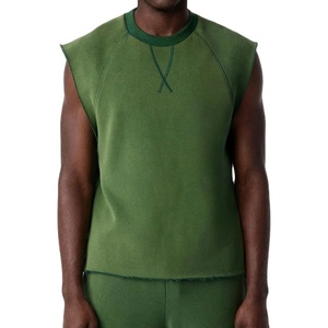 Cotton Seamless Casual Summer <b>Singlet</b> <b>Running</b> Streetwear Breathable Heavyweight High Street Design Custom Color Tank Top Sale - Product Image 1
