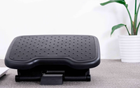 Repose-pieds de bureau ergonomique pliable et extensible en plastique, 3 positions de hauteur, moderne, pour bureau et salon