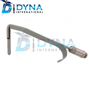 Retractor Nasal Maliniac, instrumento de cirugía plástica de fibra óptica de 10cm y 9x45mm, Retractor Nasal Maliniac de acero inoxidable - Product Image 2