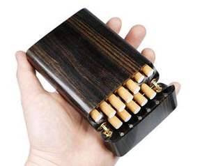 Caja de Regalo para Cigarros de Madera Clásica Personalizable con Acabado Esmerilado, Tamaño y Forma Personalizables para Bodas/Fiestas - Product Image 6