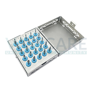 Vaslcare New Surgical Instruments-25pcs Dental Implant Conical Drills with <b>Electric</b> Stopper <b>Kits</b> - Product Image 4
